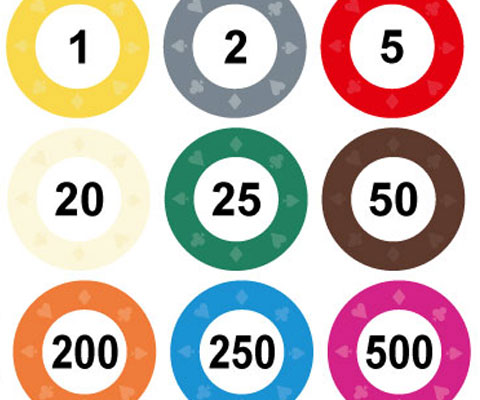 Chip Value Markers